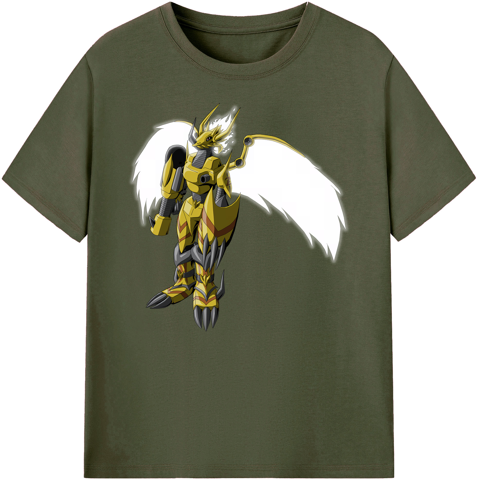 （画像用） Digimon デジタルモンスター/デジモン 綿100％ メンズ半袖Tシャツ｜肌触りやわらか＆通気性